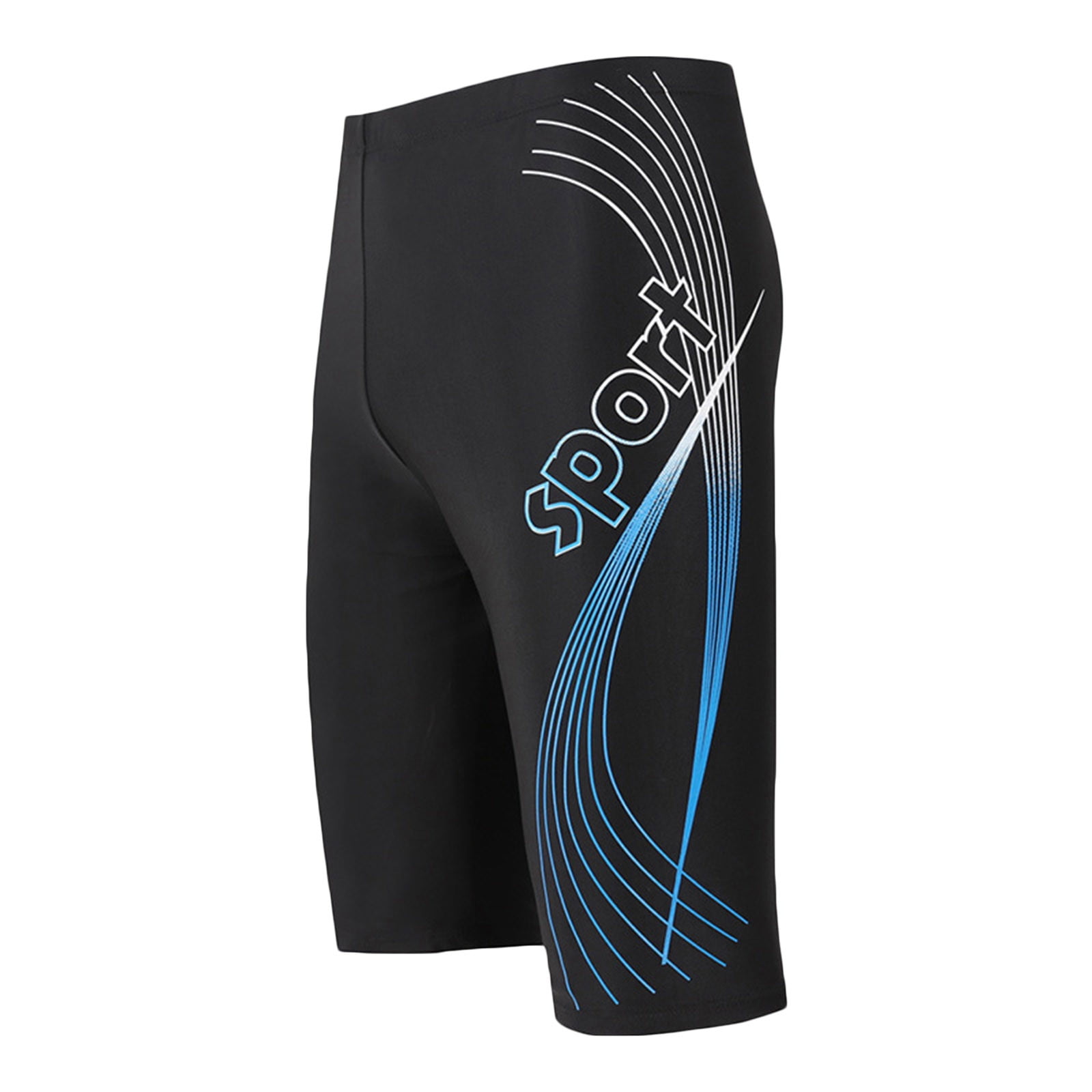 古典 Athletic Men's WREESH Swimsuits Stretch Print Casual Jammers CompetitiveSwimwear
