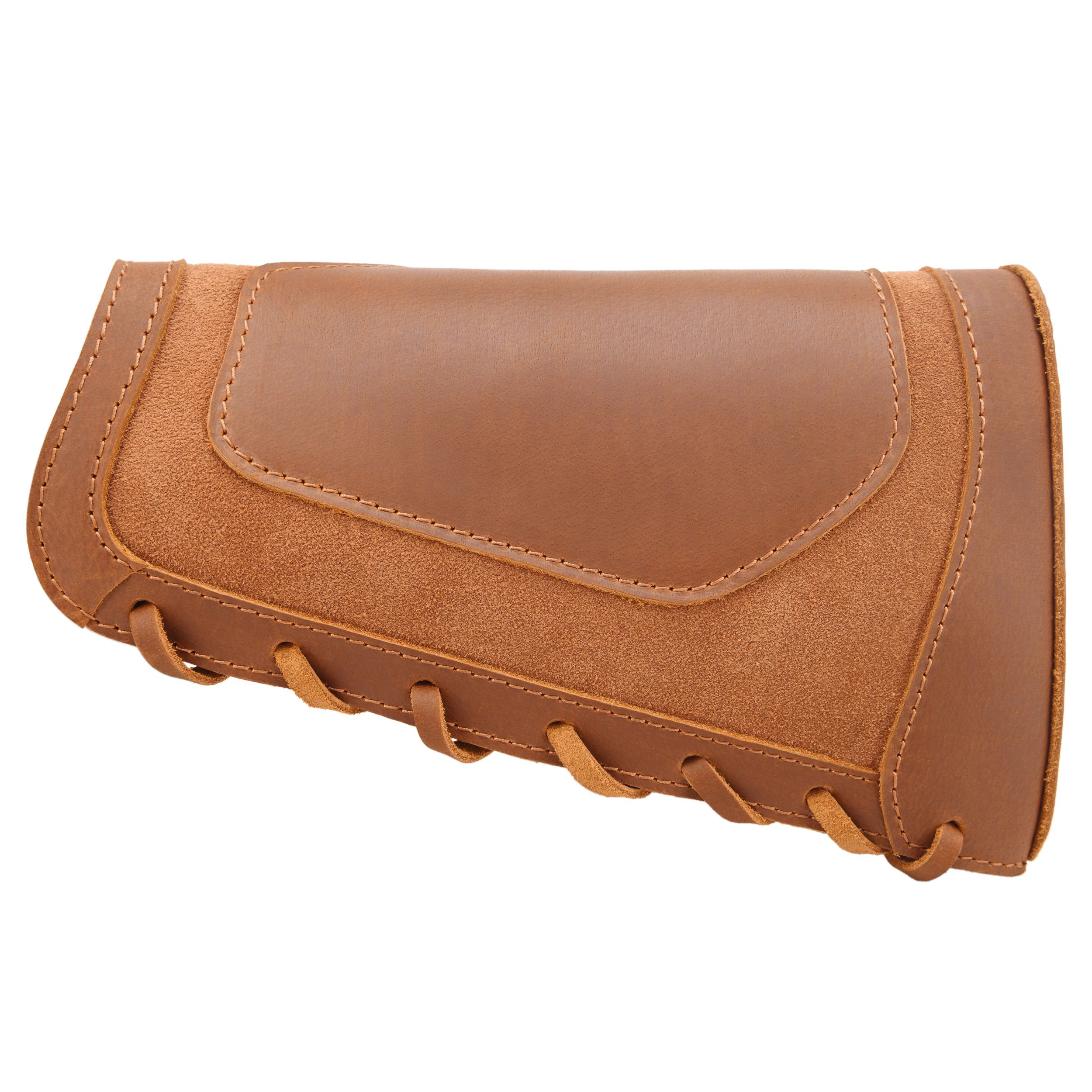 WAYNE'S DOG Leather Rifle Cheek Rest Pad Buttstock Gun Cover .357 .30/30 Hunting Shooting