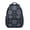 Geometric Flower Black, variant on Geometric Diamond White Pattern Backpack for School, Cute School Bag with Adjustable Shoulder Straps and Padded Back, 15.3"x11"x6.7"