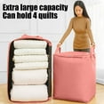 thumbnail image 6 of ZZkhGo Heavy Duty Storage with Reinforced Handles Extra Large Storage Bags for Clothes Toys Christmas Decoration Organizer Tote Bag Thickened Double Zipper, 6 of 7