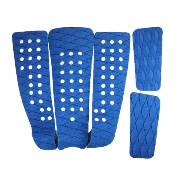 Sonducket Almohadilla de surf de 5 uds., tabla de surf EVA, agarre de cubierta de tracción, antideslizante, hueco, resistente a la corrosión, Deportes acuáticos Azul
