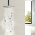thumbnail image 4 of Rainlex One-Handle 1-Spray Setting Brushed Nickel Bathtub Shower Faucet, 4 of 4
