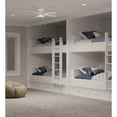 thumbnail image 2 of AirPro 7" 1-Light Satin White Integrated LED Transitional Edgelit Ceiling Fan Light Kit and Opal Shade, 2 of 9