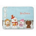 thumbnail image 1 of Carolines Treasures BB2461RUG Merry Christmas Dachshund Red Brown Machine Washable Memory Foam Mat, 1 of 4