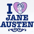 thumbnail image 2 of CafePress - I Love Jane Austen Infant Bodysuit - Baby Light Bodysuit, Size Newborn - 24 Months, 2 of 4