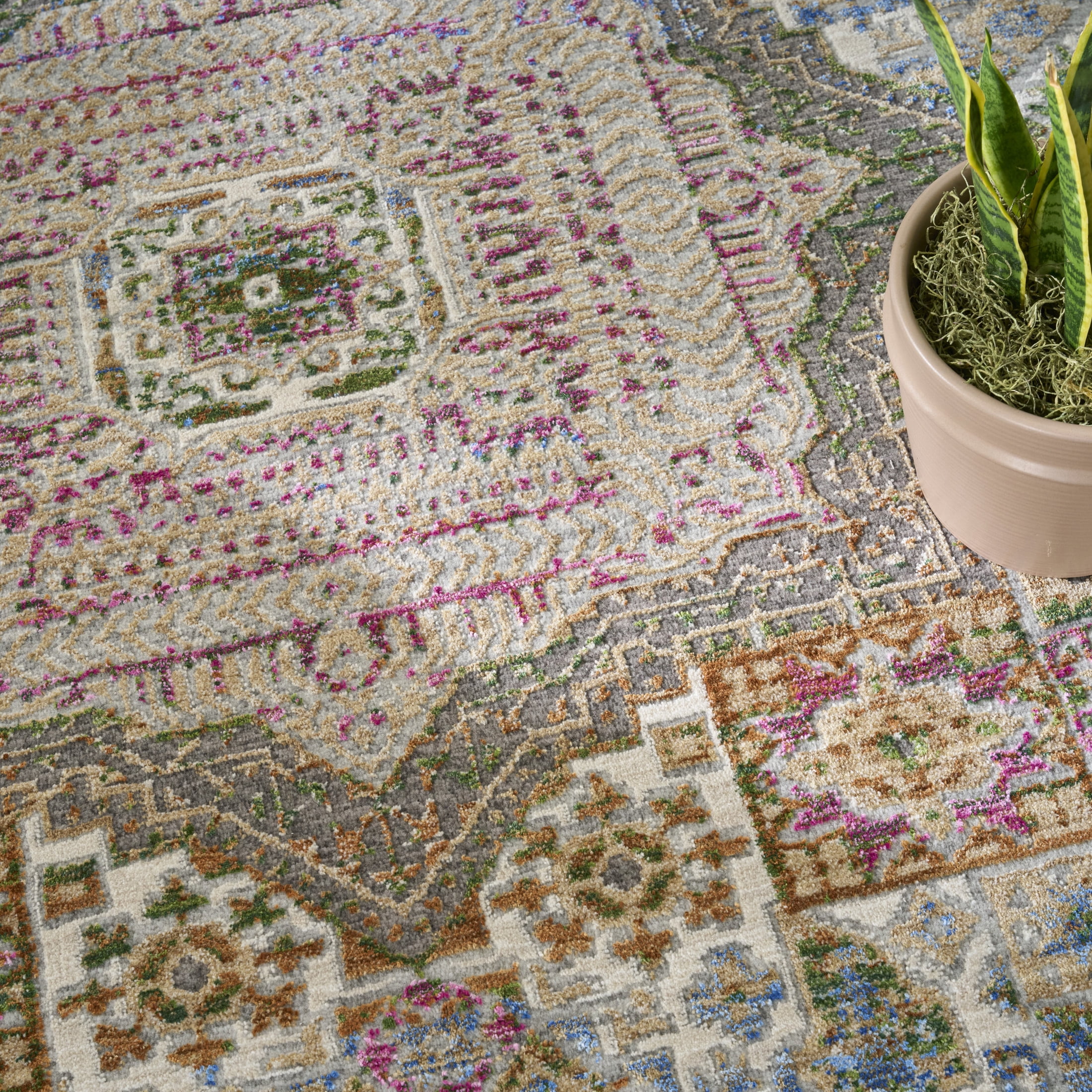 Nourison Quaint Harmony 9'10" x 13'1" Multicolor Bohemian Indoor Rug