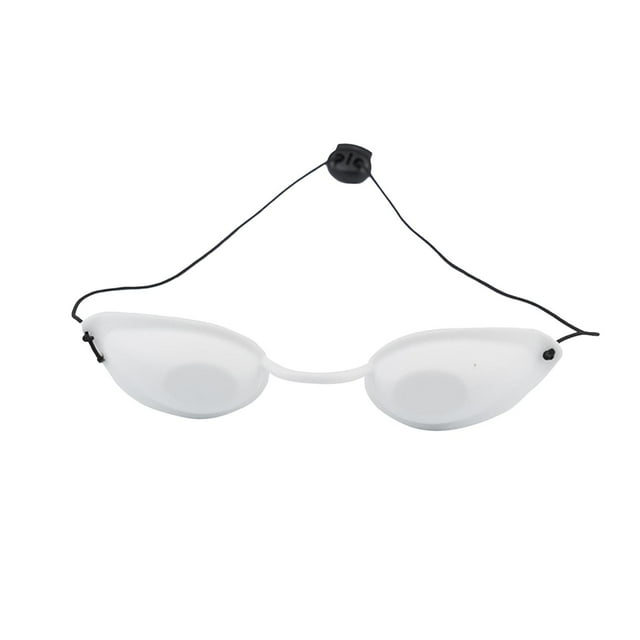 Bunblic Beauty Eye Protection Goggles Durable Adjustable Rope Absorbting Eyewear White