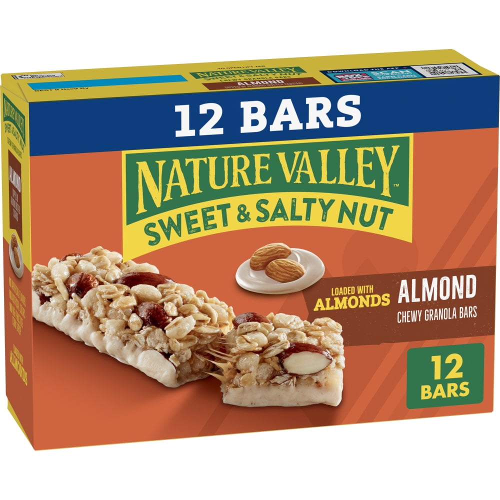 Nature Valley Sweet & Salty Nut Almond Granola bars 12 ct / 1.2 oz - 5 Pack