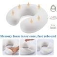 thumbnail image 6 of Neck Pillow for Traveling, Upgraded Travel Neck Pillow for Airplane, Memory Foam Travel Pillow for Flight Headrest Sleep, Portable Plane Accessories, 6 of 6