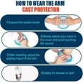 thumbnail image 6 of Cast Covers for Shower Arm, Waterproof Cast Covers for Shower Arm, Reusable Adult Half Arm Cast Covers for Shower Sleeve Bag Wound Arms, Hands, Elbow, Wrist, Finger, 6 of 7