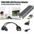 3USB HUB LAN Adapter OTG USB CABLE for FIRE STICK 2ND OR FIRE