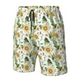 thumbnail image 5 of Naloa Bright Sunflowers Men's Beach Shorts, Surfing shorts, Swim trunks, Quick Dry Swim Trunks for Surfing Beach Fun - Large, 5 of 9