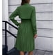 thumbnail image 4 of Vestido De Un Solo Pecho,Vestido De Manga Larga, Vestido Elegante De Mujer Delgado, Vestido De Color Puro, Funcionalidad Versátil, 4 of 6