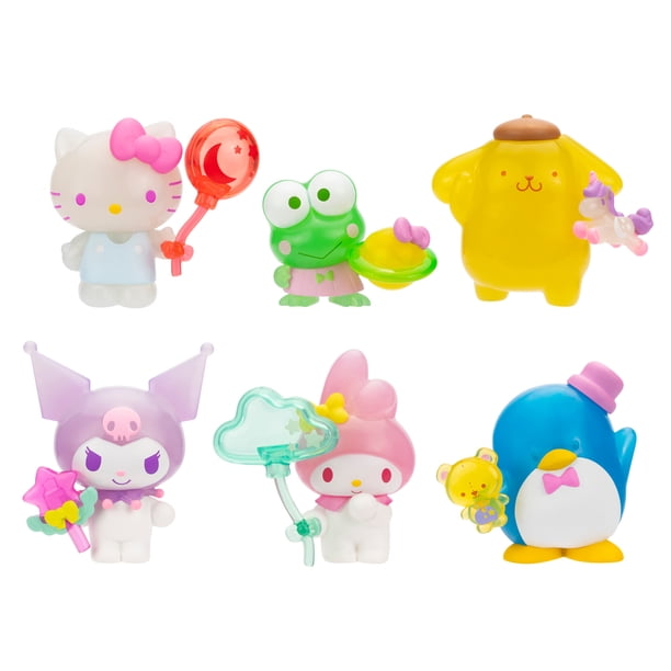 Hello Kitty and Friends Dreamland, 2 inch Figure 6-Pack