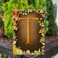 thumbnail image 3 of America Forever Fall Monogram Garden Flag Letter T 12.5 x 18 inches Double Sided, Pumpkin Autumn Leaves Harvest Seasonal Outdoor Decor, Holiday Outside Yard Decorations, 3 of 5