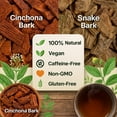 thumbnail image 6 of Quina Roja + Palo de Víbora Herbal Tea Combo – 2 Pack (4 oz Each / 113 g) – Red Cinchona Bark & Arbol de la Víbora Herbal Infusion – 100% Natural, Vegan, Non-GMO, Gluten-Free, Wildcrafted & Authentic, 6 of 9