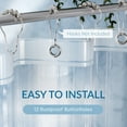 thumbnail image 4 of Bathway Shower Curtain Liner, 60"W x 72"L Waterproof PEVA Plastic Shower Curtain Liner for Bathroom with Magnets, Mold & Mildew-Resistant, Lightweight, Clear, 4 of 8