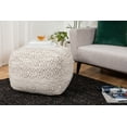 thumbnail image 2 of Anji Mountain Cube Geometric Woven Pouf, 2 of 2