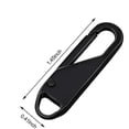 thumbnail image 4 of Zipper Pull Tab Replacement Metal Zipper Extender Handle Fixer 10 Pcs, 4 of 5