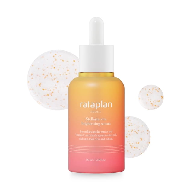 RATAPLAN Stellaria-Vita Suero iluminador para rostro Vegano Mejora de imperfecciones Textura de la piel mejorada Suero iluminador para piel radiante 1,69 fl oz (50 ml)