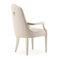 thumbnail image 5 of Michael Amini Malibu Crest Dining Arm Chair - Frosted Linen/Chardonnay, 5 of 12