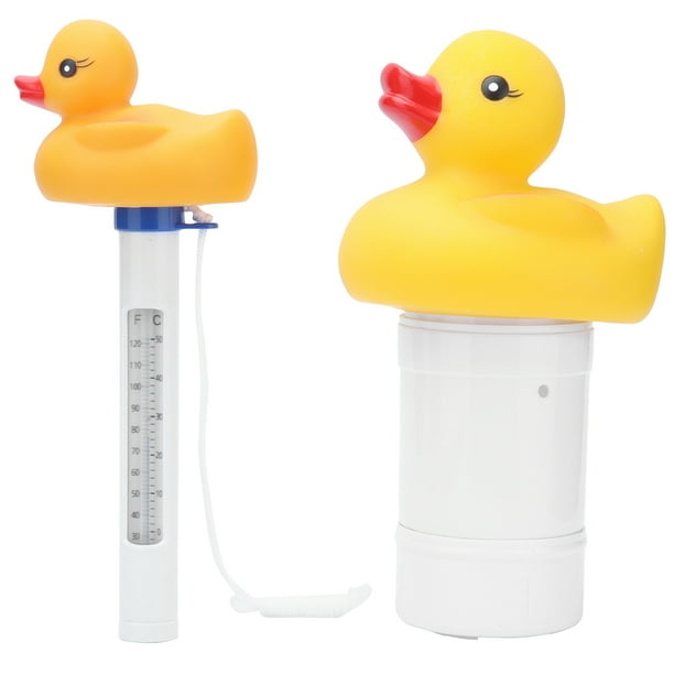 Pool Chlorine Floater,2Pcs Water Thermometer Set Pool Thermometer Water