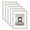White, variant on Meframe 5PACK 8x10 Line Picture Frame for Hanging or Tabletop Display 8x10 Photo, Gold