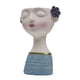 thumbnail image 1 of Florero de resina Zulema Decoración Boda Cocina Cabeza Humana Azul Jarrón de resina, 1 of 8