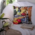 thumbnail image 3 of Carolines Treasures 8538PW1414 Barqs and Crabs Decorative   Canvas Fabric Pillow 14Hx14W multicolor, 3 of 4