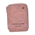 thumbnail image 1 of Funda protectora ligera para pasaporte, ideal para viajes, desplazamientos y compras. Rosa, 1 of 7