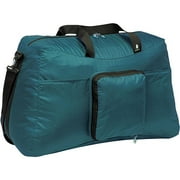 Protege 32 Inch large travel expandable duffel bag, Teal/Black