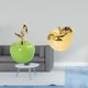 thumbnail image 2 of Escultura decorativa de cerámica con forma de fruta para el hogar, cafetería, oficina, escritorio, colección de estatuas, artesanía navideña., 2 of 8