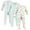 Mint Gray Milk And Cookies, variant on Hudson Baby Unisex Baby Cotton Sleep and Play, Mint Gray Milk And Cookies, 6-9 Months