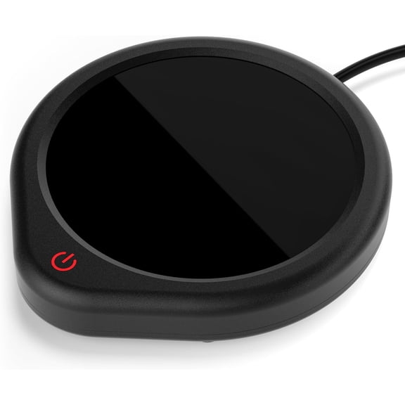 Cup Warmer for Desk with Auto Shut Off Smart Temperature Settings, Electric Beverage Tea Water Milk Heater for All Cups and Mugs, Heating Plate Candle Wax Warmer