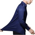 thumbnail image 5 of Camisa de hombre Elástica Slim Business Camisa de manga larga Pompotops  oipoqjl48018, 5 of 5