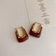 thumbnail image 1 of Pendientes de aro cuadrados minimalistas a la moda para mujeres y niñas, aros rectangulares Huggie, regalos de joyería de moda 2021 Tan Jianjun unisex, 1 of 2