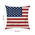 thumbnail image 3 of Fundas de cojín del 4 de julio con diseño de bandera patriótica y estrellas, decoración para sofá, dormitorio y hogar., 3 of 6