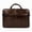 3319 Oily Brown, variant on Men's First Layer Cowhide Portable Briefcase,3319 Crazy Horse Dark Brown