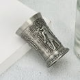 thumbnail image 2 of Whiskey Shot, Mini Cup, Hand-Embossed For Office Friend Cafe Copper,Antique Tin, 2 of 8