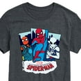 thumbnail image 3 of Marvel Your Friendly Neighborhood Spider-Man - Spider Suits - Adult Short Sleeve Graphic T-Shirt, 3 of 5