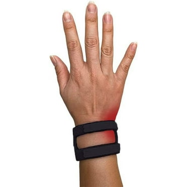 (Black Adjustable Wrist Brace for TFCC Tears, One Size fits most. For Left and Right Wrists, Support for Weight Bearing Strain, Exercise