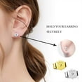 thumbnail image 4 of Lancharmed Silver Women's Earrings,8Mm5Mm Sterling Silver Earring 50Th Birthday Gifts for Her, 4 of 7