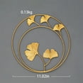 thumbnail image 2 of Clearance Under $10 Hangs, Gold Wall Decor Golden Leaves Metal Wall Decor With Frame Gold Metal Art Wall Sculpture For Living Room Bedroom Study Large, 2 of 2