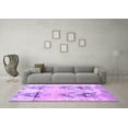 thumbnail image 3 of Ahgly Company Indoor Rectangle Abstract Purple Modern Area Rugs, 5' x 8', 3 of 4
