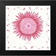 thumbnail image 2 of Shamp, Cindy 12x12 Black Modern Framed Museum Art Print Titled - Joy Flower, 2 of 5