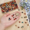 thumbnail image 3 of 180pcs 12 colors Handmade Porcelain Beads Round Fancy Antique Glazed Porcelain Mixed color 9x7.5mm Hole: 2.5mm 15pcs/color, 3 of 5