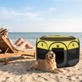 thumbnail image 5 of Pet Playpen for Small Animal Indoor Cats Enclosed, Pop up Dog Playpen Outdoor Tent Crate Cage with Locking Zipper Top Cover Door for Puppy Kitten Tent-Small, 5 of 9