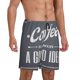 thumbnail image 2 of Balery Coffee Is Always A Good Idea Pantalones cortos de pijama de punto de algodón para hombre con cinturilla y bolsillos-Medium, 2 of 6