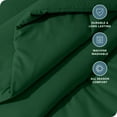 thumbnail image 3 of Bare Home Down Alternative Comforter Set - 3-Pieces - All Seasons - Oversized King, Forest Green, 3 of 6