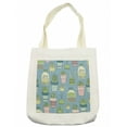 thumbnail image 1 of Botanical Tote Bag, Hand Drawn Terrariums Houseplants and Succulents in Pots Gardening Themed Print, Cloth Linen Reusable Bag for Shopping Books Beach and More, 16.5" X 14", Cream, by Ambesonne, 1 of 2